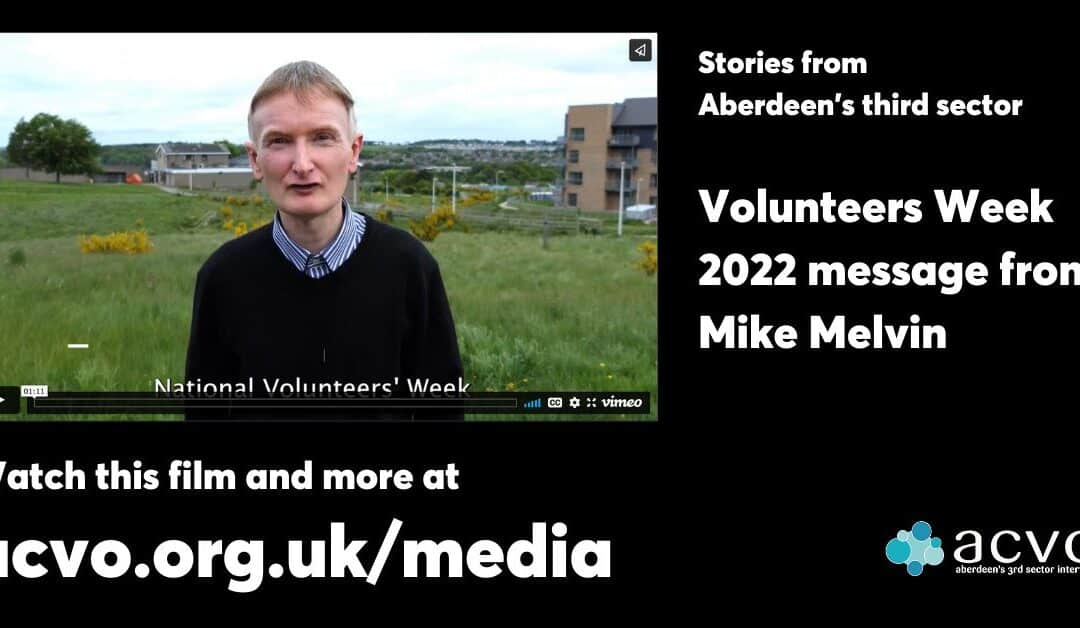 Volunteers’ Week 2022 – Mike Melvin