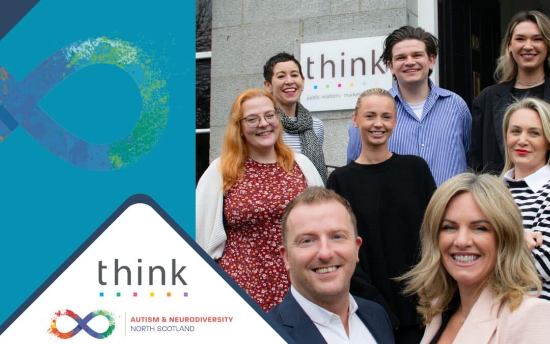 Autism & Neurodiversity North Scotland partner with ThinkPR to launch Think Different Fundraiser