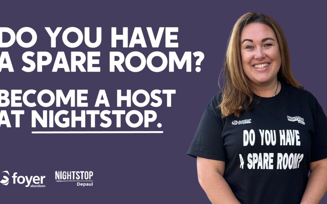 Do you have a spare room? Become a host at Nightstop.