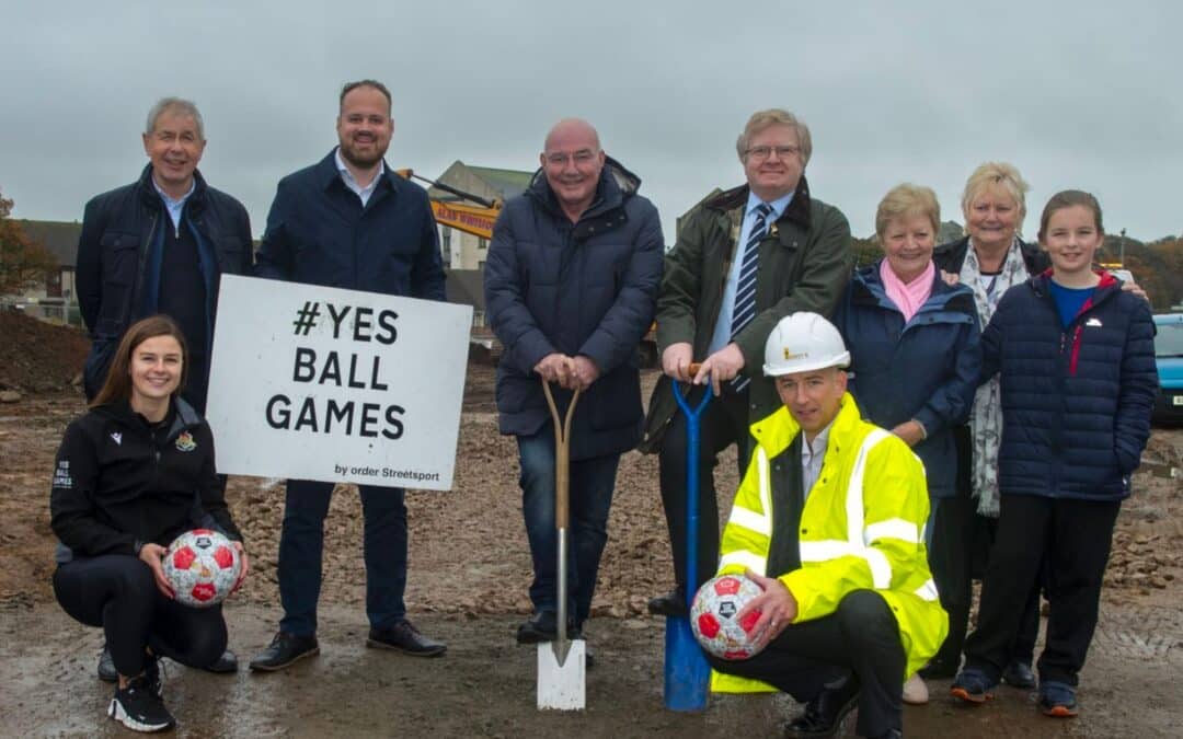 Work begins on new Tillydrone Cruyff Court