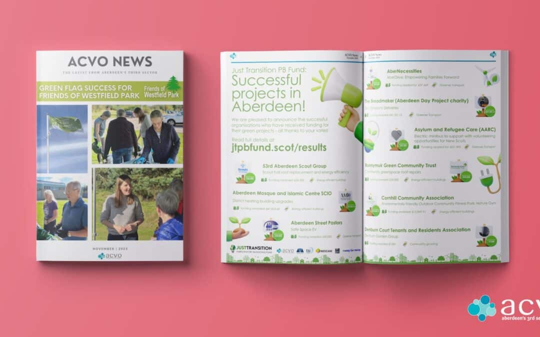 The November edition of ACVO News is out now!