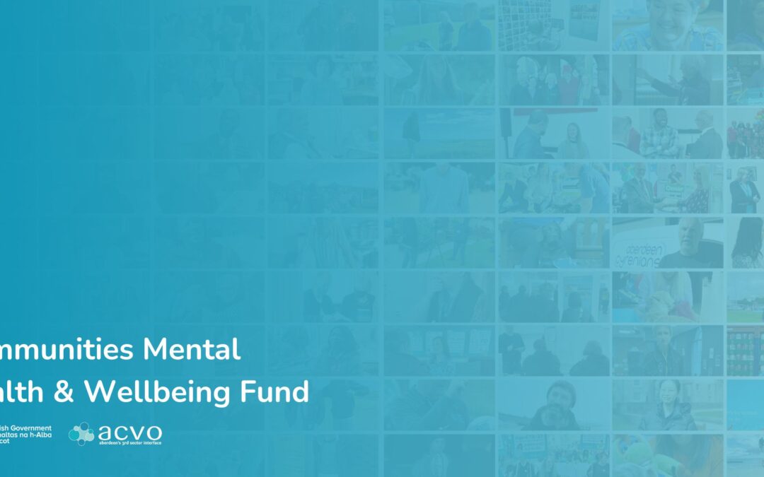 Scottish Government Announce Year 4 of the Communities Mental Health & Wellbeing Fund