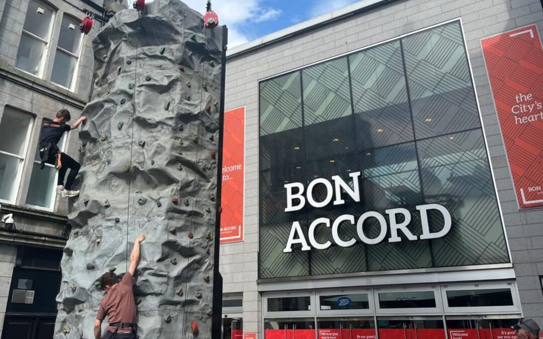 Shoppers In Aberdeen Set To Scale To New Heights This Weekend While Raising Funds For City School