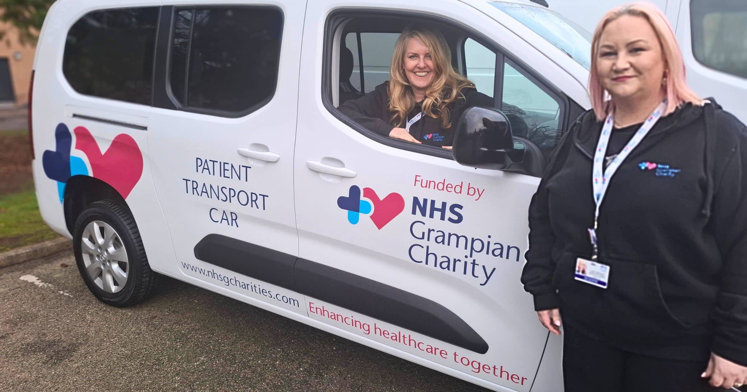New car purchased with support from NHS Grampian Charity makes patient journeys easier