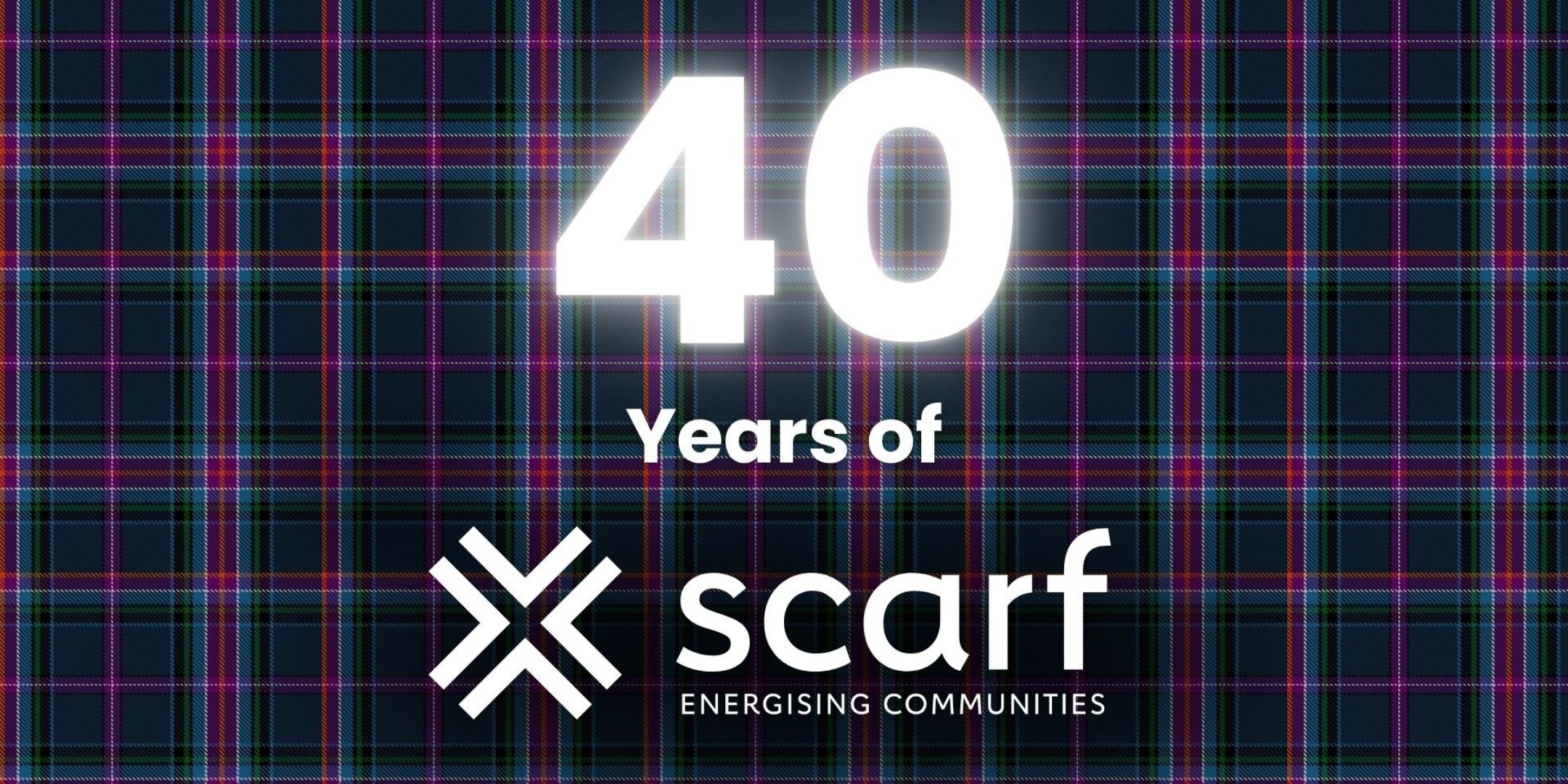 Scarf Unveils Official Anniversary Tartan to Mark 40 Years of Tackling Fuel Poverty in Scotland