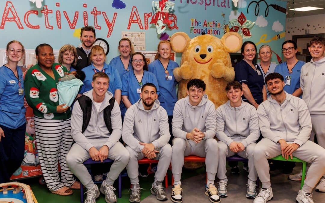 Dons Stars Bring Festive Cheer to Young Patients at Children’s Hospital