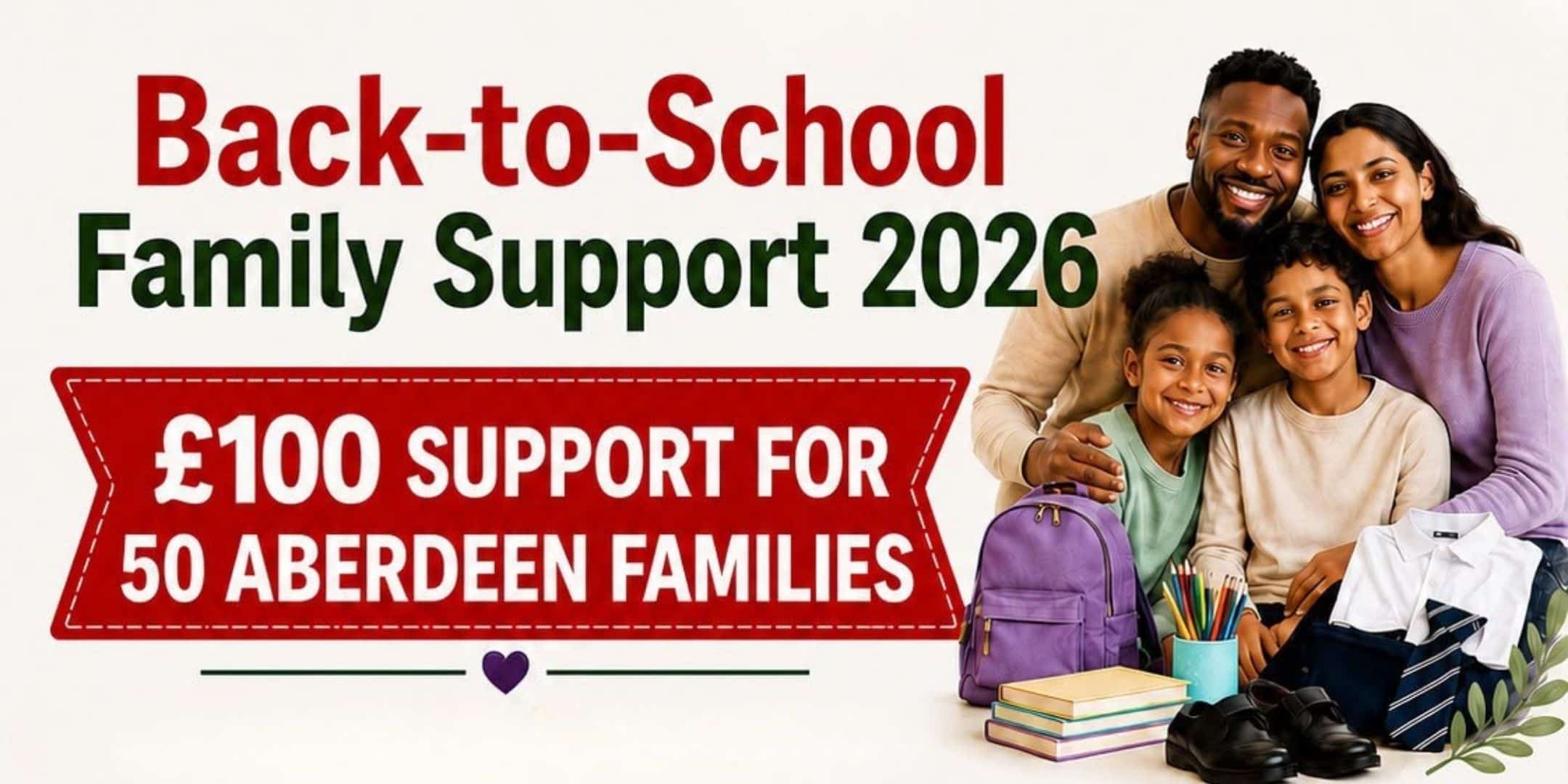 Touch of Love Outreach to Support 50 Aberdeen Families with Back-to-School Grants
