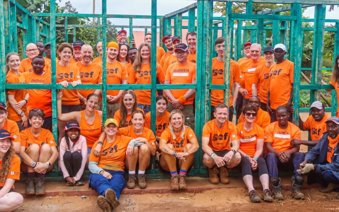GEF charity volunteers support Kenyan community on record-breaking house-building trip