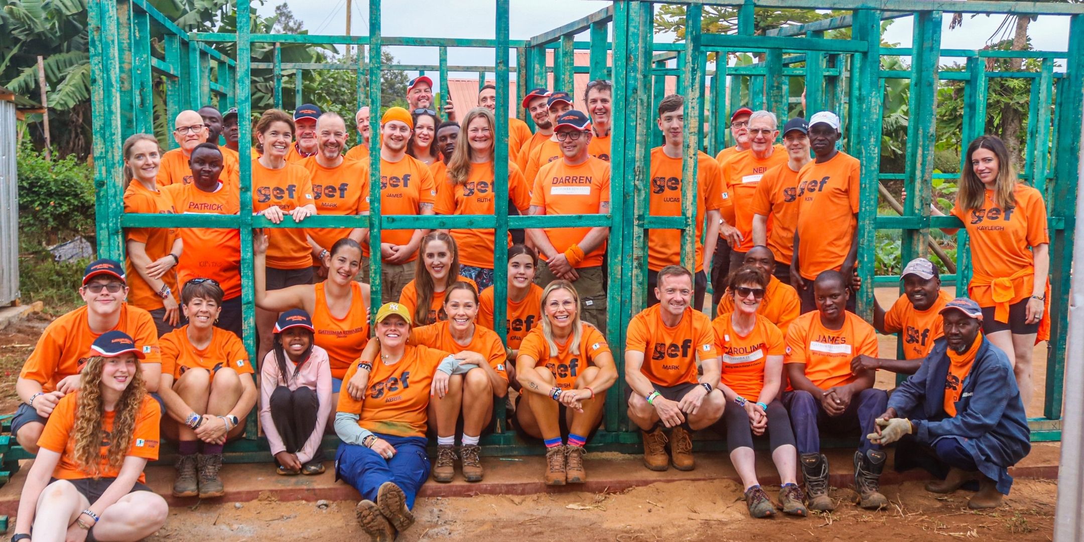 GEF charity volunteers support Kenyan community on record-breaking house-building trip